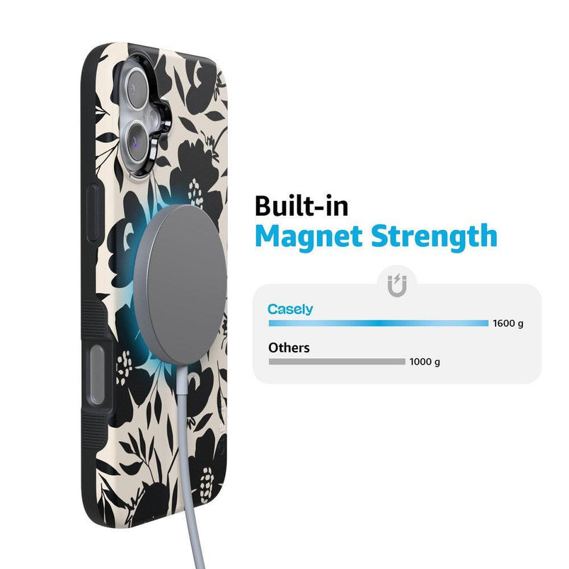 Dark Fantasy | Contrast Floral Case iPhone Case get.casely 