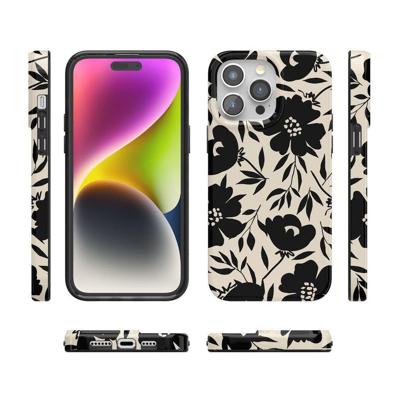 Dark Fantasy | Contrast Floral Case iPhone Case get.casely 