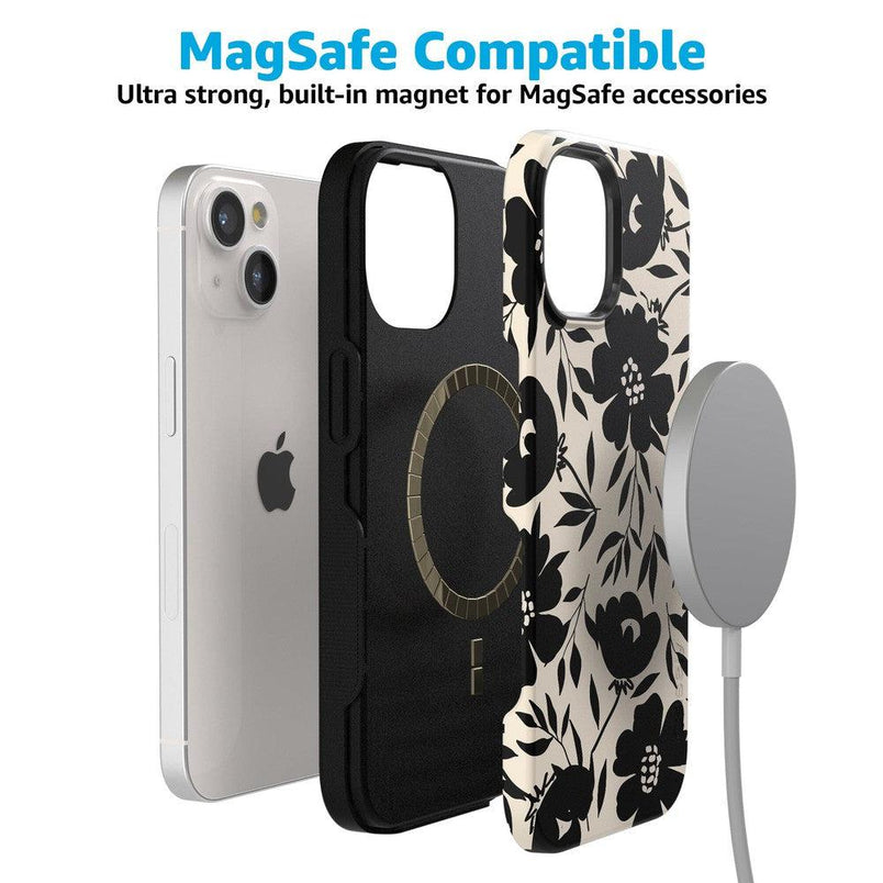 Dark Fantasy | Contrast Floral Case iPhone Case get.casely 