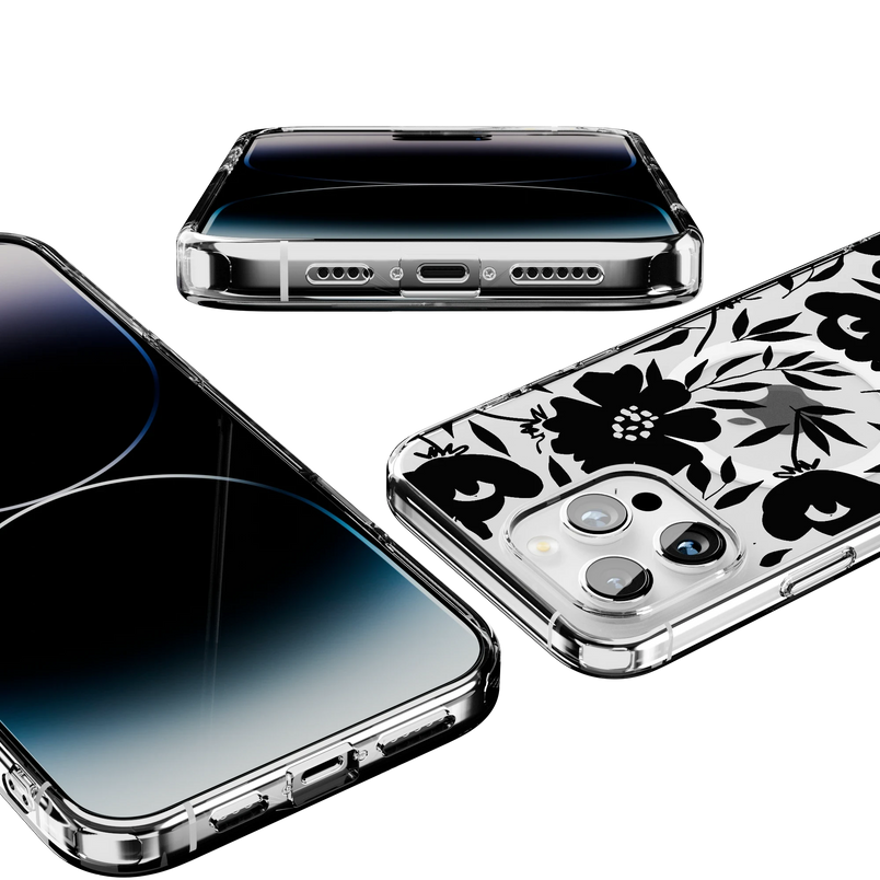 Dark Fantasy | Contrast Floral Case iPhone Case get.casely 