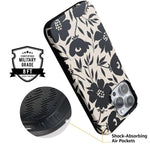 Dark Fantasy | Contrast Floral Case iPhone Case get.casely 