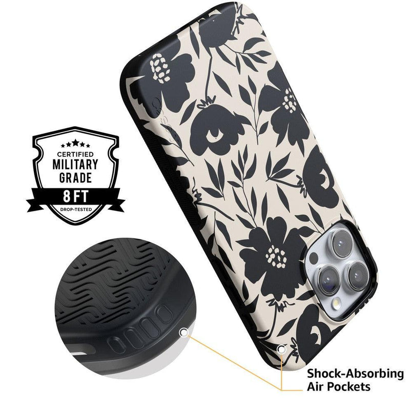 Dark Fantasy | Contrast Floral Case iPhone Case get.casely 