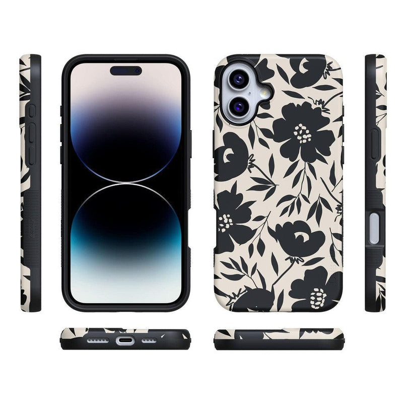Dark Fantasy | Contrast Floral Case iPhone Case get.casely 