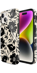 Dark Fantasy | Contrast Floral Case iPhone Case get.casely 