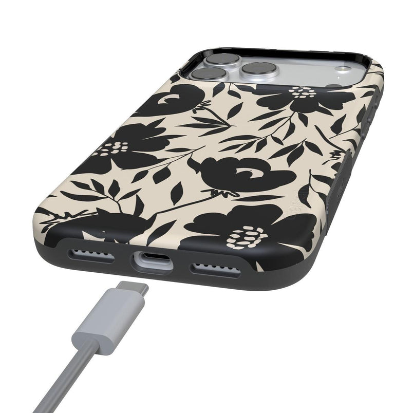 Dark Fantasy | Contrast Floral Case iPhone Case get.casely 