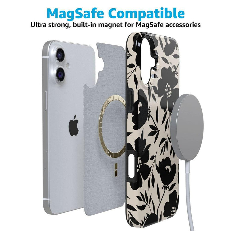 Dark Fantasy | Contrast Floral Case iPhone Case get.casely 