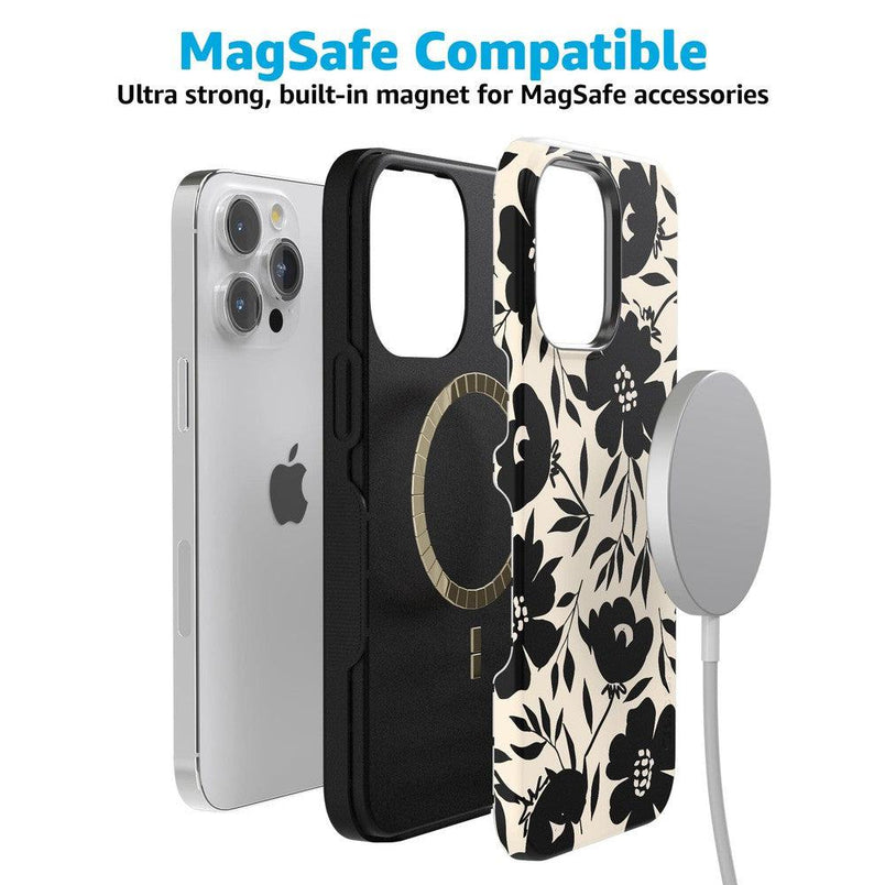 Dark Fantasy | Contrast Floral Case iPhone Case get.casely 