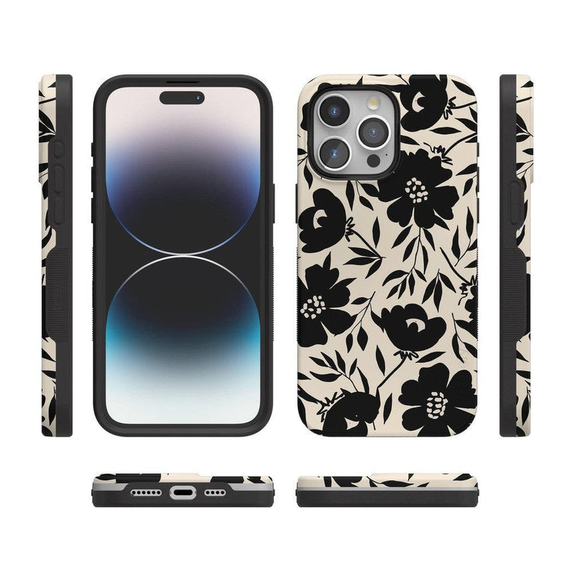 Dark Fantasy | Contrast Floral Case iPhone Case get.casely 
