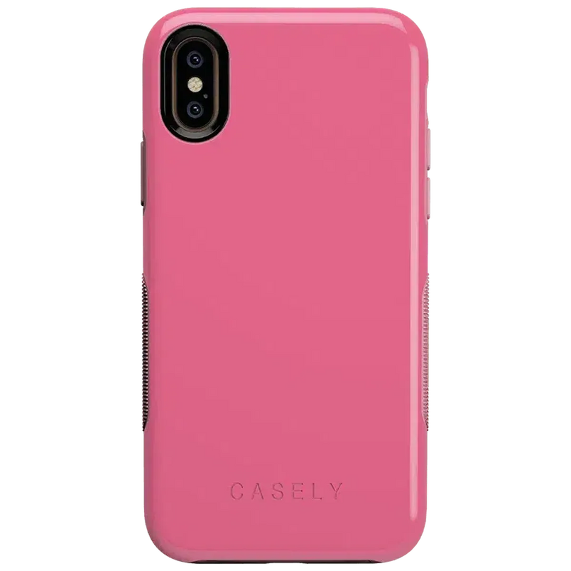 Dark Pink on Pink | Ultra-Protective Bold Case iPhone Case get.casely 