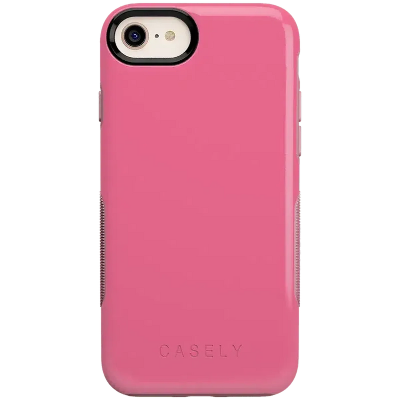 Dark Pink on Pink | Ultra-Protective Bold Case iPhone Case get.casely 