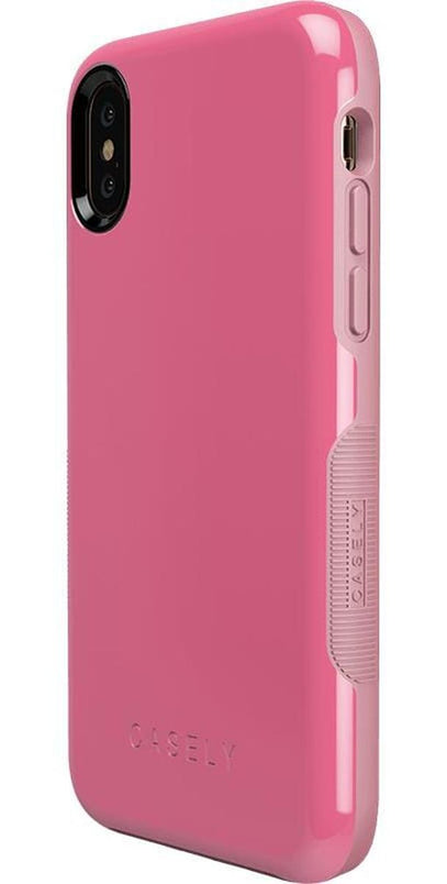 Dark Pink on Pink | Ultra-Protective Bold Case iPhone Case get.casely 
