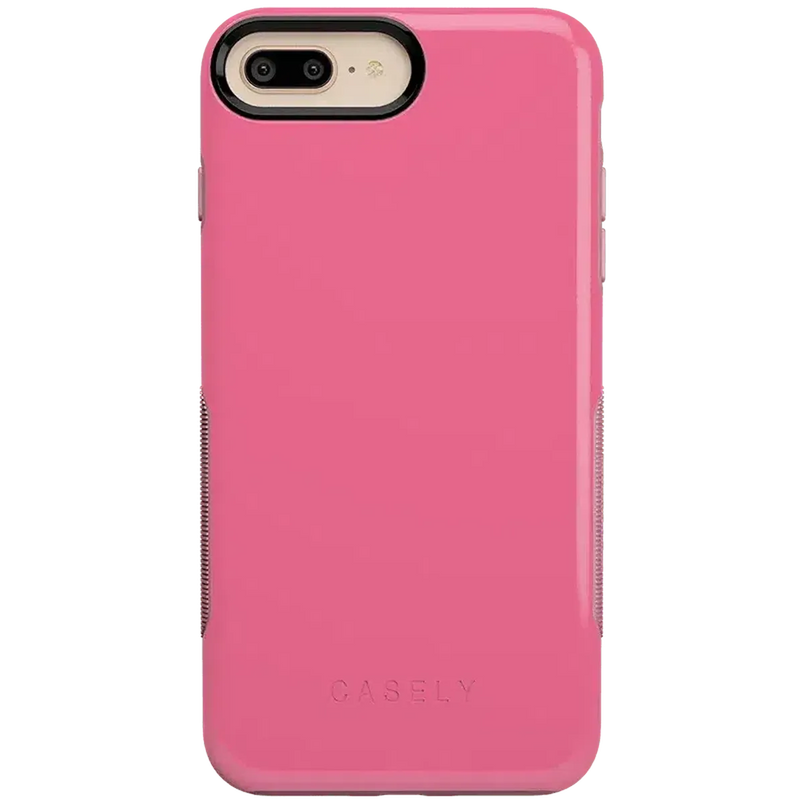 Dark Pink on Pink | Ultra-Protective Bold Case iPhone Case get.casely 