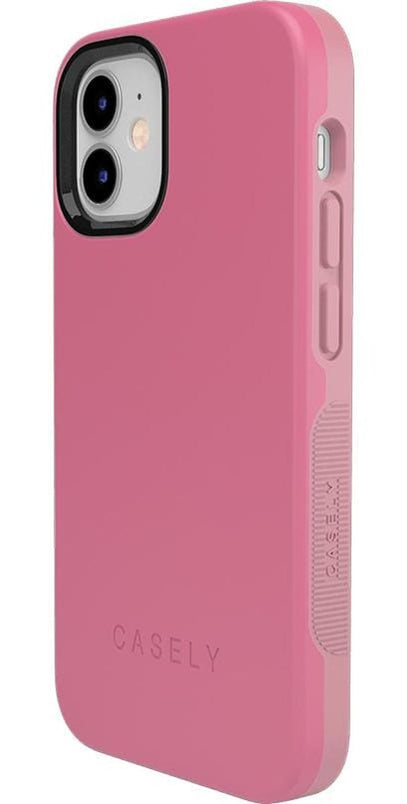 Dark Pink on Pink | Ultra-Protective Bold Case iPhone Case get.casely 