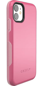 Dark Pink on Pink | Ultra-Protective Bold Case iPhone Case get.casely 