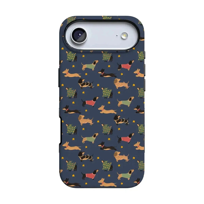 Dashing Doxies | Dachshund Dog Case Phone Case Casetry Bold Flex + MagSafe® iPhone 17 Air 