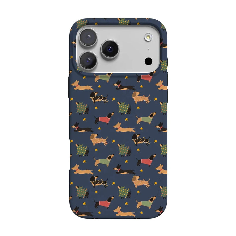 Dashing Doxies | Dachshund Dog Case Phone Case Casetry Classic + MagSafe® iPhone 17 Pro Max 