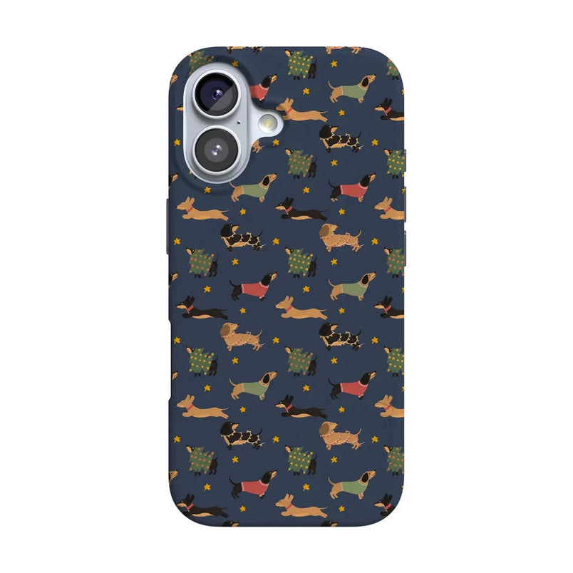 Dashing Doxies | Dachshund Dog Case Phone Case Casetry Classic + MagSafe® iPhone 17 