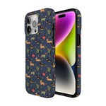 Dashing Doxies | Dachshund Dog Case Phone Case Casetry 