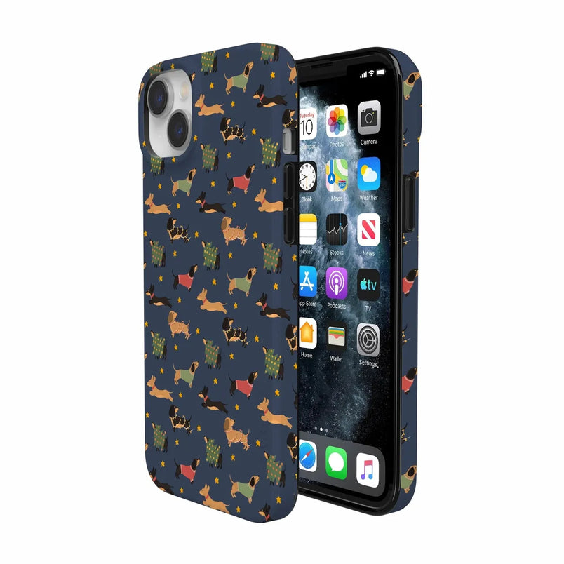 Dashing Doxies | Dachshund Dog Case Phone Case Casetry 