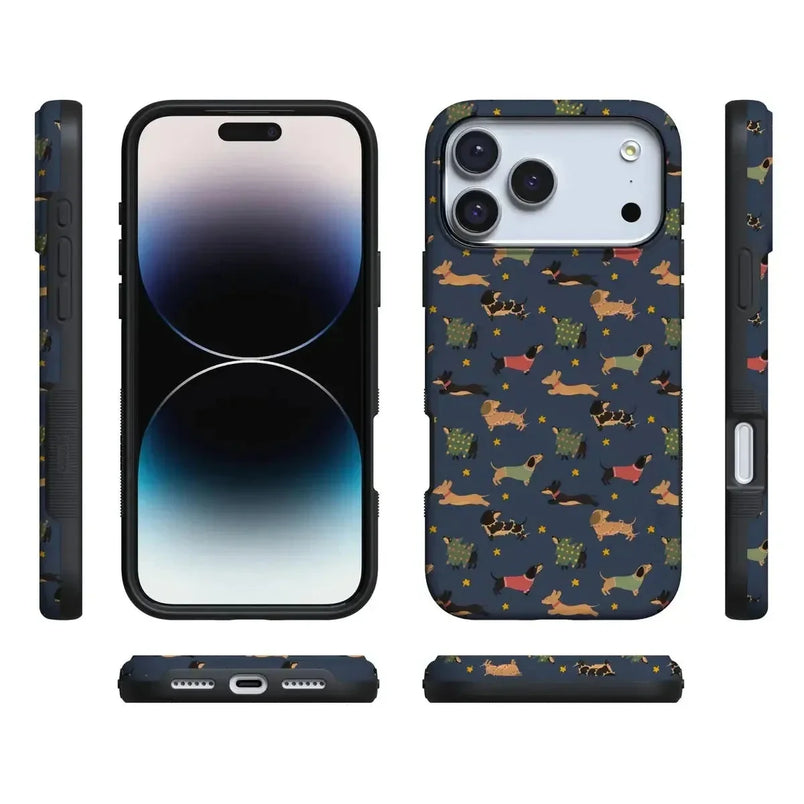 Dashing Doxies | Dachshund Dog Case Phone Case Casetry