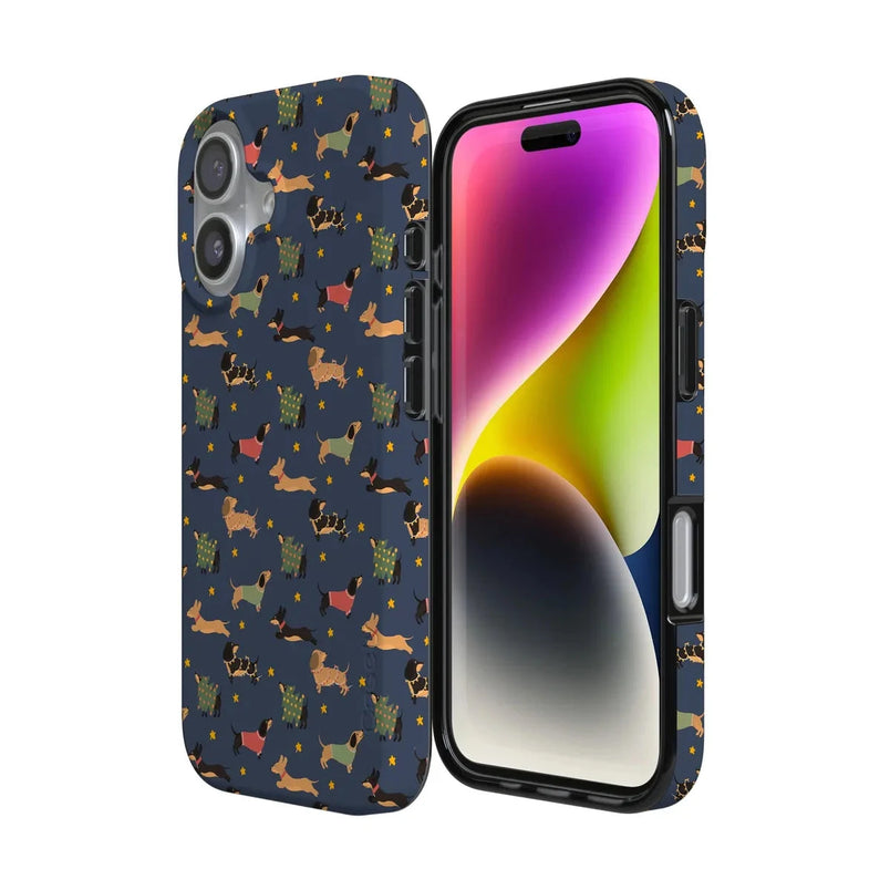 Dashing Doxies | Dachshund Dog Case Phone Case Casetry 