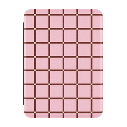 Uptown Gridlock | Pink Checkerboard Kindle Case | Casely