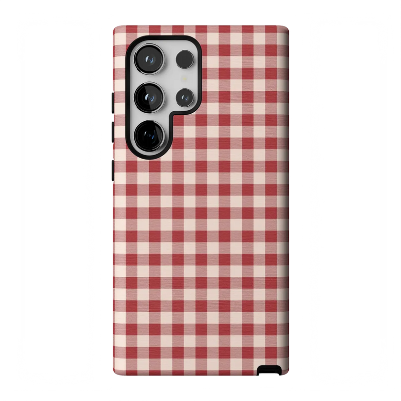 Sweet Jam | Red Gingham Case - Galaxy S24 Ultra