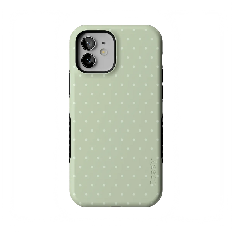 On the Dot | Green Polka Dot Case