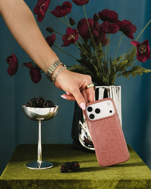 Bordeaux Rose | Moody Monochrome Case