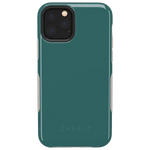 Deep Teal on Nude | Ultra-Protective Bold Case iPhone Case get.casely Bold iPhone 11 Pro Max 