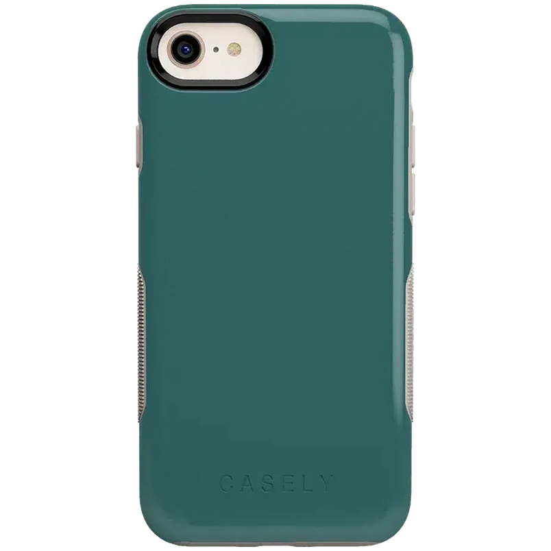 Deep Teal on Nude | Ultra-Protective Bold Case iPhone Case get.casely Bold iPhone 6/7/8 