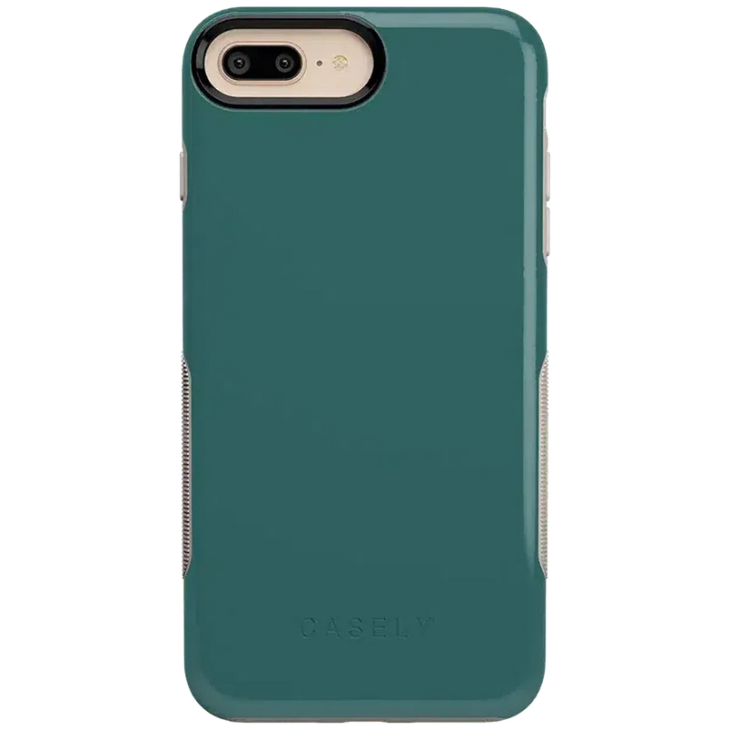 Deep Teal on Nude | Ultra-Protective Bold Case iPhone Case get.casely 