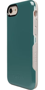 Deep Teal on Nude | Ultra-Protective Bold Case iPhone Case get.casely 