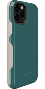 Deep Teal on Nude | Ultra-Protective Bold Case iPhone Case get.casely 