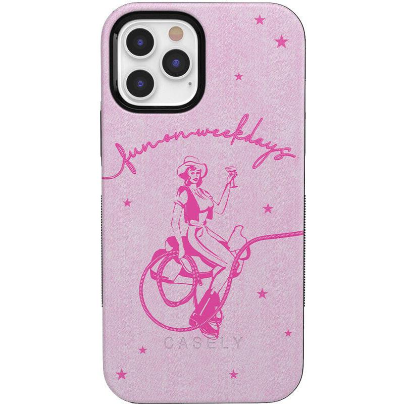 Denim Cowgirl | Fun on Weekdays Case iPhone Case get.casely Bold + MagSafe® iPhone 12 Pro Max