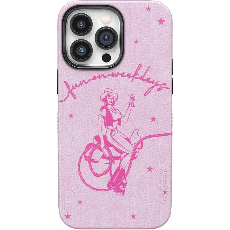 Denim Cowgirl | Fun on Weekdays Case iPhone Case get.casely Bold + MagSafe® iPhone 14 Pro Max