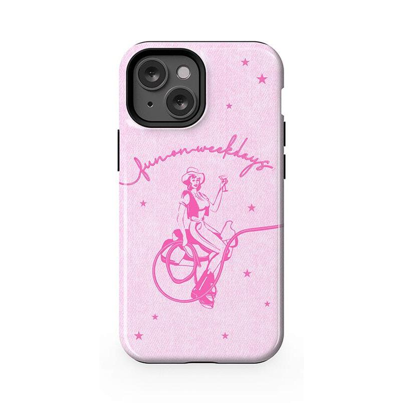 Denim Cowgirl | Fun on Weekdays Case iPhone Case get.casely Essential + MagSafe® iPhone 13 Mini