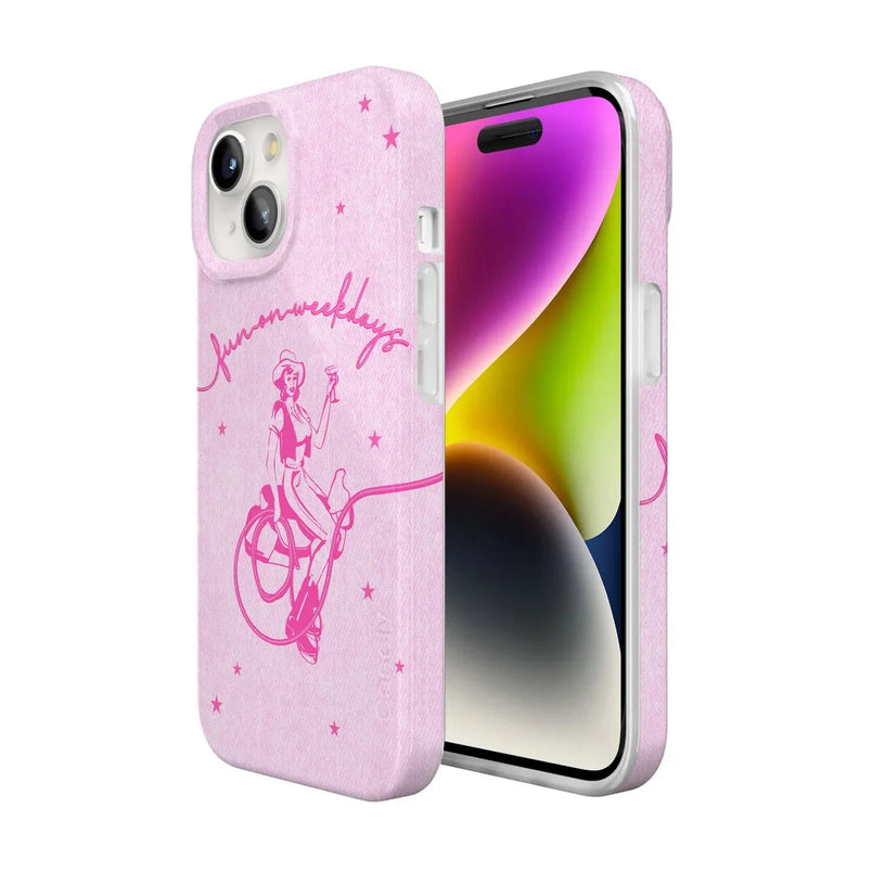 Denim Cowgirl | Fun on Weekdays Case iPhone Case get.casely 