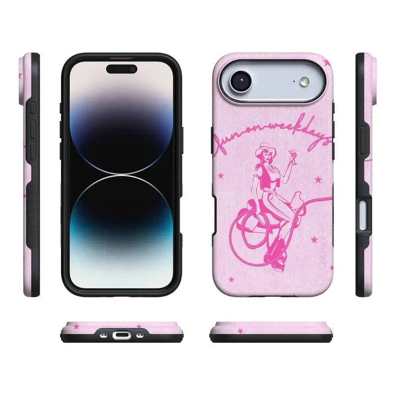 Denim Cowgirl | Fun on Weekdays Case iPhone Case get.casely 