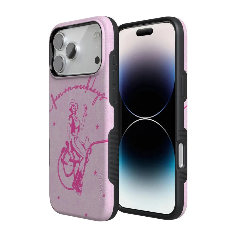 Denim Cowgirl | Fun on Weekdays Case iPhone Case get.casely 