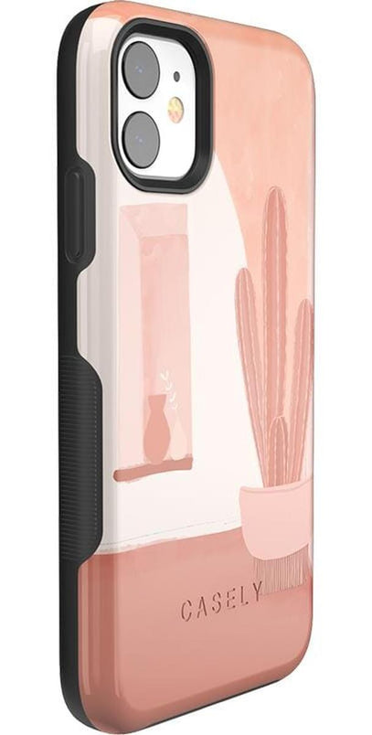 Desert Daze | Peachy Cactus Case iPhone Case get.casely 