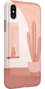 Desert Daze | Peachy Cactus Case iPhone Case get.casely 
