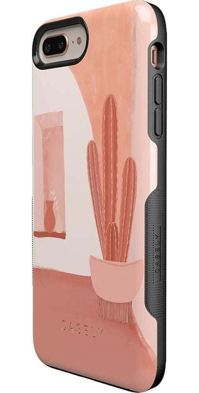Desert Daze | Peachy Cactus Case iPhone Case get.casely 