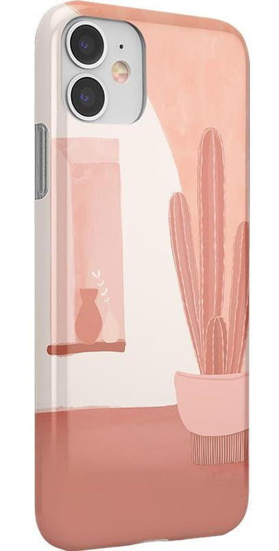 Desert Daze | Peachy Cactus Case iPhone Case get.casely 