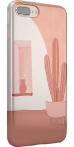 Desert Daze | Peachy Cactus Case iPhone Case get.casely 