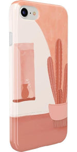 Desert Daze | Peachy Cactus Case iPhone Case get.casely 