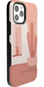 Desert Daze | Peachy Cactus Case iPhone Case get.casely 