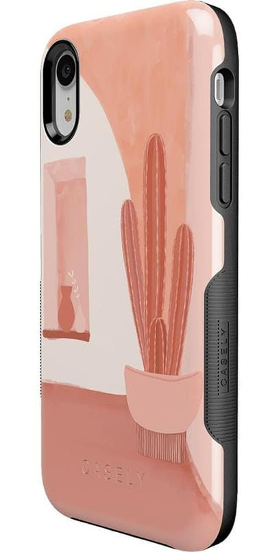 Desert Daze | Peachy Cactus Case iPhone Case get.casely 