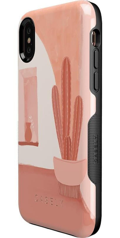 Desert Daze | Peachy Cactus Case iPhone Case get.casely 