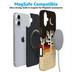 Desert Nights | Cactus Colorblock Case iPhone Case get.casely 